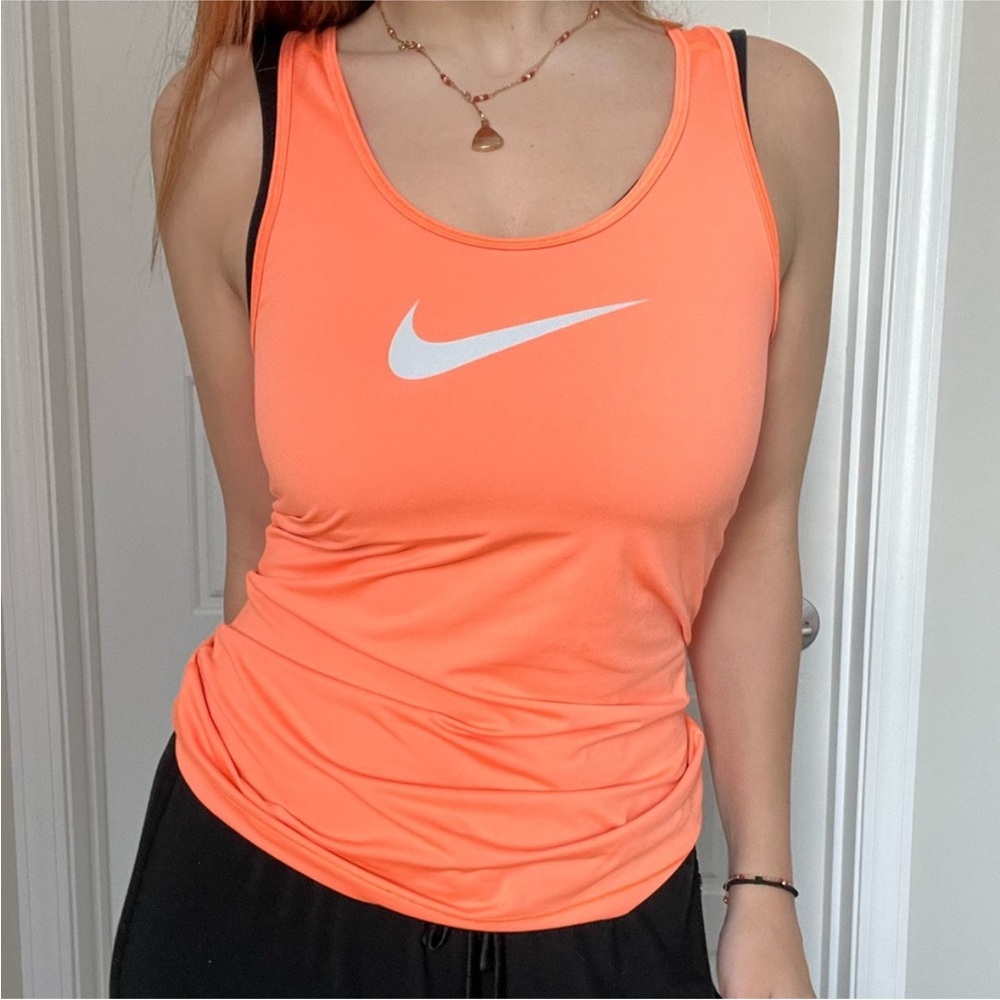 Nike Women's Orange Tank Top